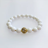 Auspicious Beaded Tridacna Bracelet